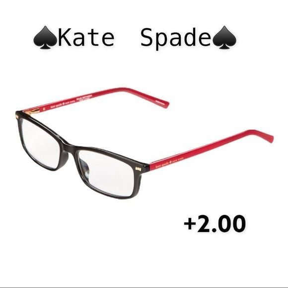 kate spade Accessories - C)🆕Kate Spade black and wire readers glasses +2.00